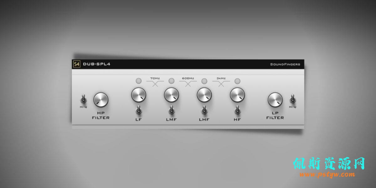 四波段分频器Audio Assault HQ-2 v1.0 VST VST3 AU RTAS AAX MAC/WiN波段多频段压缩均衡器插件