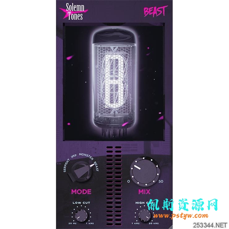 电子管人声激励效果器solemn tones beast scream ‘n growl magic 1.0VST win版本