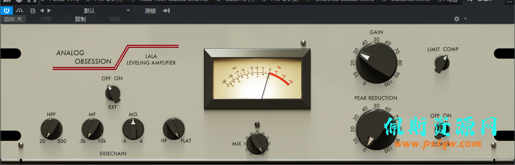 光电压缩器：LALA V3.02（2A压缩器）VST3,AAX,64-tib