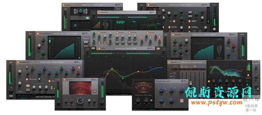 SLL插件混音编曲必备一键安装Solid.State.Logic.SSL.Native.Plugins.v6.5.30.套装免授权自带激活