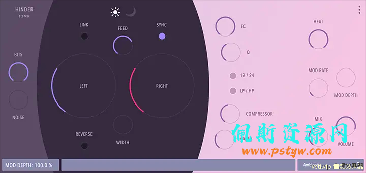 Inertia Sound Systems Hinder [WiN-MAC-LiNUX]来独特性和个性延迟效果器