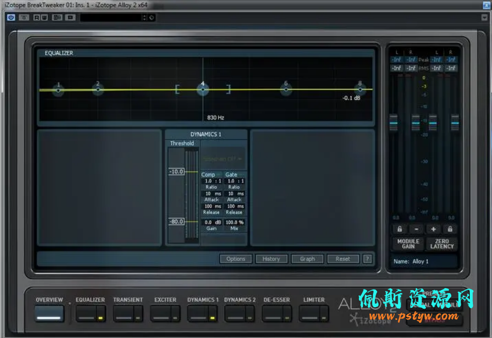 Izotope.Alloy.2.v2.03 合金二代 (Mixing Tools均衡器，动态，激励)mac